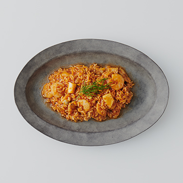 シーフードトマトリゾット